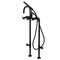 Aqua Vintage CCK8400DX Freestanding Tub Faucet with Supply Line, Stop Valve, Matte Black CCK8400DX - alternate 1